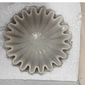 Marble Ruffle 7” bowl